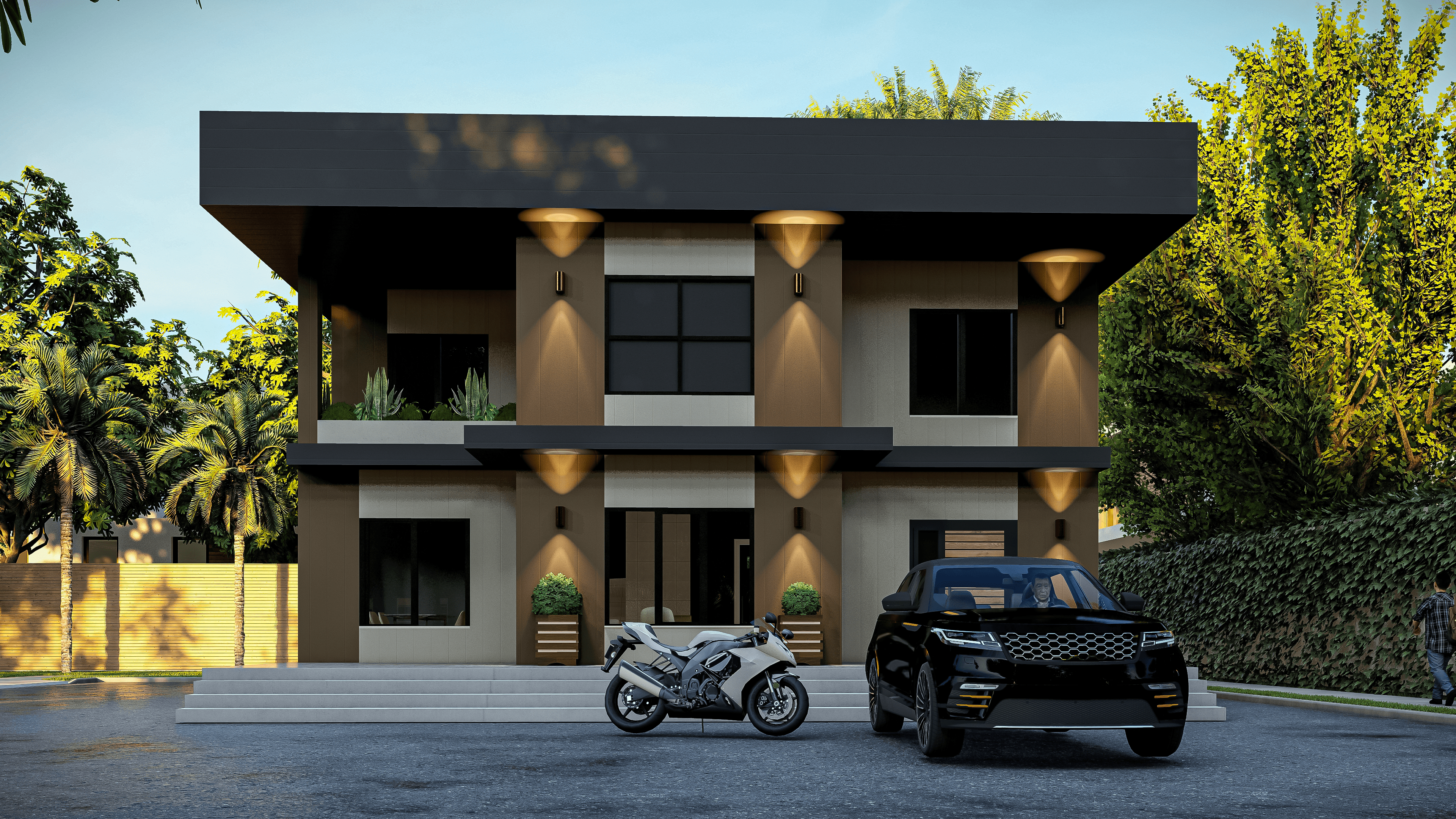 213 m² İki Katlı Çelik Villa