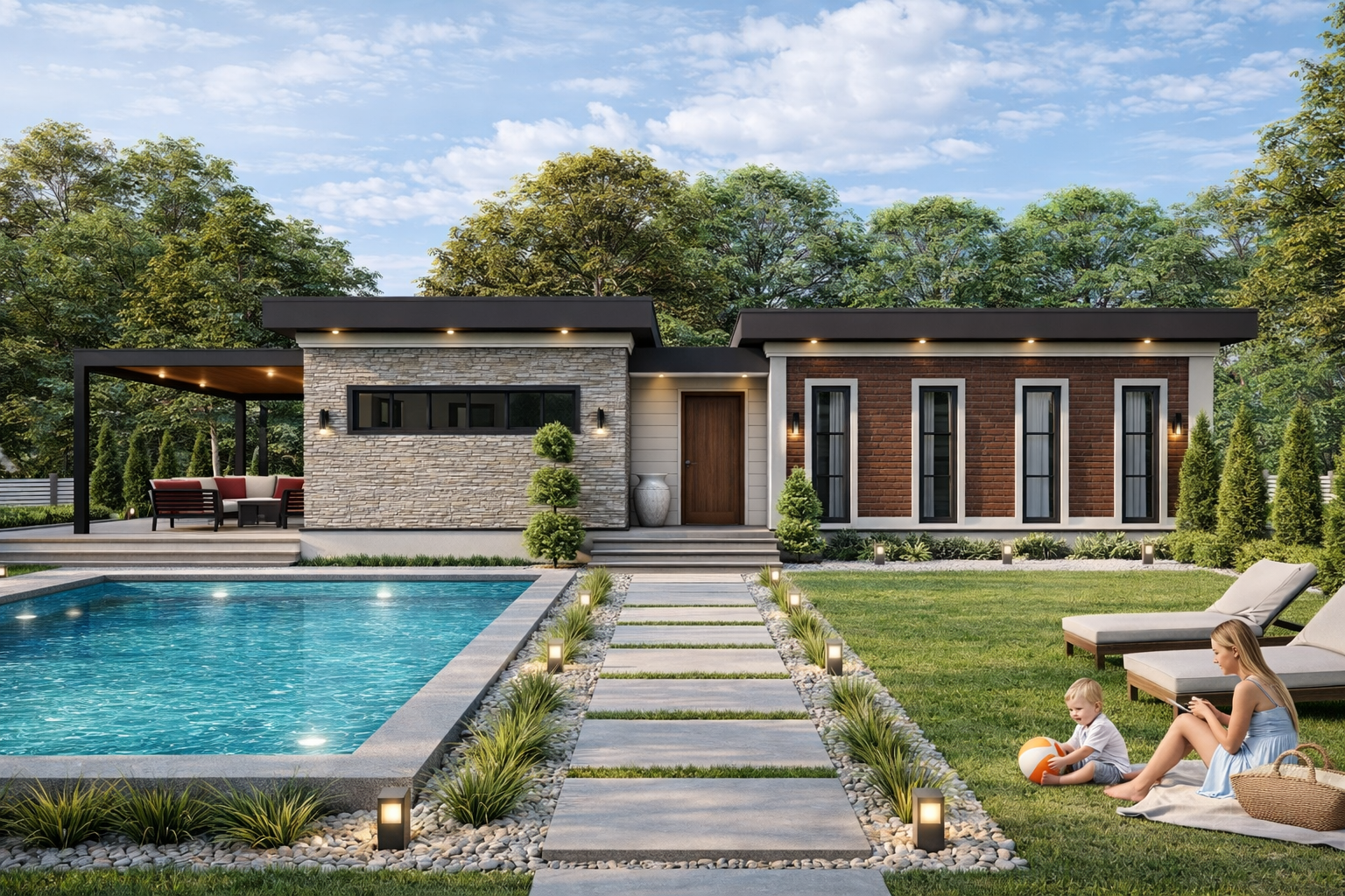 NOVA 144 m² Tek Katlı Çelik Villa