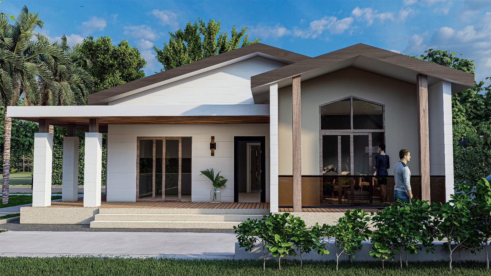 115 m² Tek Katlı .Çelik Villa